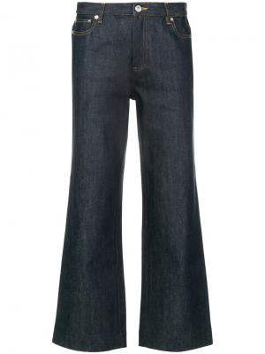 Cropped jeans A.P.C.. Цвет: синий