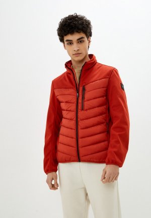 Куртка утепленная Tom Tailor. Цвет: оранжевый