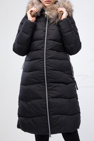 Куртка зимняя Clasna. Цвет: черный