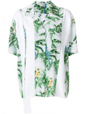 Рубашка с экзотическим принтом Stella McCartney. Цвет: многоцветный