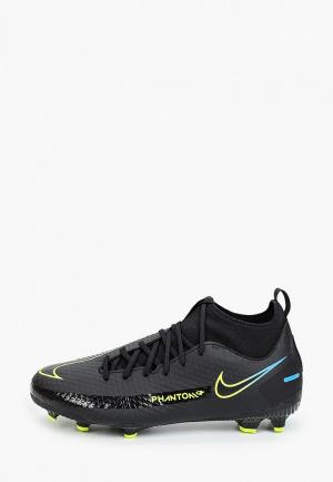 Бутсы Nike. Цвет: черный