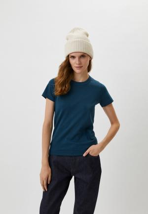 Футболка UNIQLO. Цвет: бирюзовый