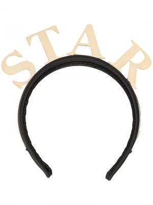 Ободок для волос Star Dolce & Gabbana. Цвет: чёрный