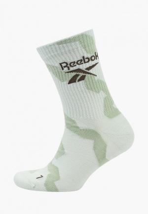 Носки Reebok Classic. Цвет: зеленый
