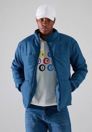 Куртка утепленная Trendyol. Цвет: голубой