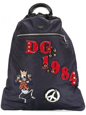 Рюкзак DG 1984 Dolce & Gabbana. Цвет: синий