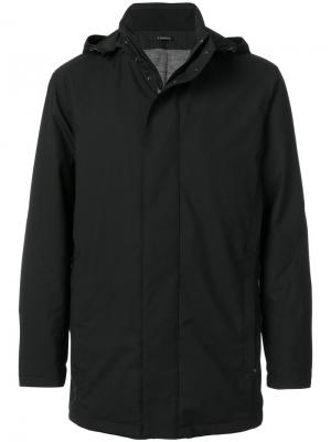 Куртка с капюшоном Z Zegna. Цвет: чёрный