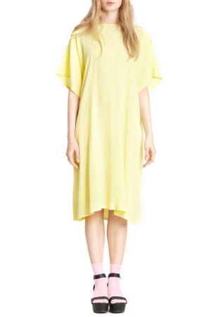 Платье CYRILLE GASSILINE. Цвет: желтый