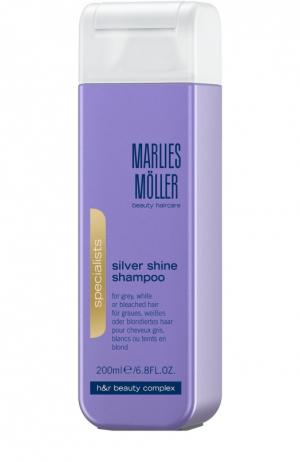 Шампунь для блондинок против желтизны волос Marlies Moller. Цвет: бесцветный