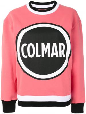 Толстовка с логотипом Au Jour Le For Colmar. Цвет: розовый и фиолетовый