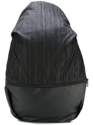 Текстурированный асимметричный рюкзак Côte&Ciel. Цвет: чёрный