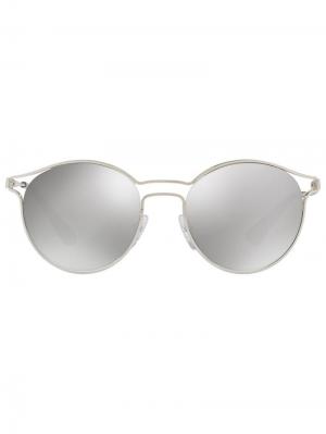 Солнцезащитные очки Cinema Prada Eyewear. Цвет: металлический