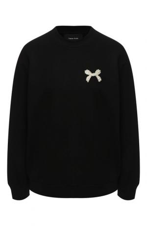Вязаный пуловер с декоративной отделкой Simone Rocha. Цвет: черный