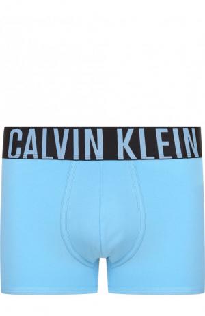 Хлопковые боксеры с широкой резинкой Calvin Klein Underwear. Цвет: голубой