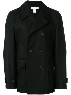 Пальто на пуговицах Comme Des Garçons Shirt. Цвет: чёрный