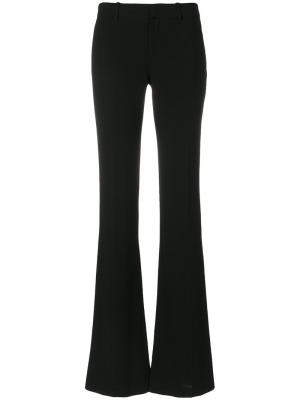 Расклешенные брюки слим Givenchy. Цвет: чёрный