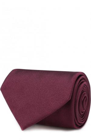 Шелковый галстук Brioni. Цвет: бордовый