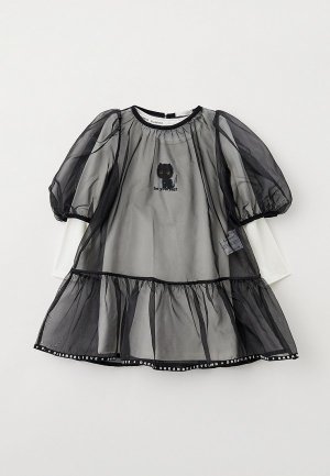 Платье Choupette. Цвет: черный