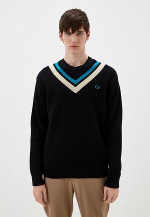 Пуловер Fred Perry. Цвет: черный