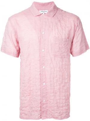Рубашка Malick YMC. Цвет: розовый и фиолетовый