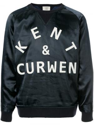 Толстовка с принтом логотипа Kent & Curwen. Цвет: чёрный