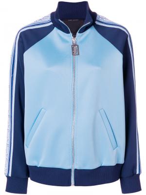 Спортивная куртка дизайна колор-блок Marc Jacobs. Цвет: синий