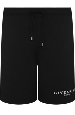 Плавки-шорты с логотипом бренда Givenchy. Цвет: черный