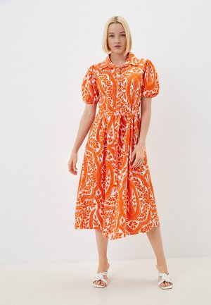 Платье Marselesa. Цвет: оранжевый
