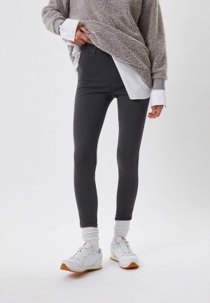 Джеггинсы UNIQLO. Цвет: серый