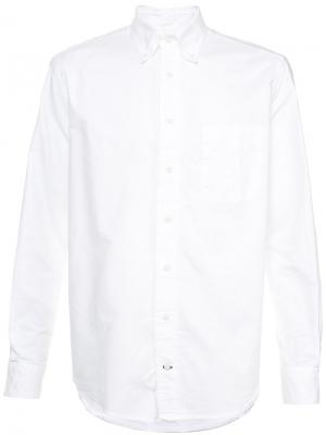 Классическая рубашка Gitman Vintage. Цвет: белый
