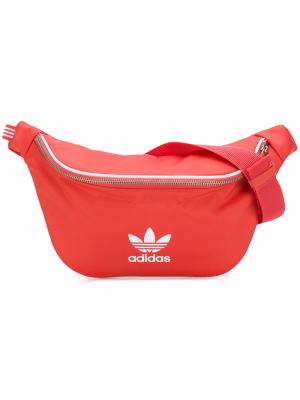 Поясная сумка Adidas. Цвет: жёлтый и оранжевый