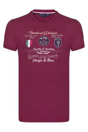 T-Shirt GIORGIO DI MARE. Цвет: bordeaux