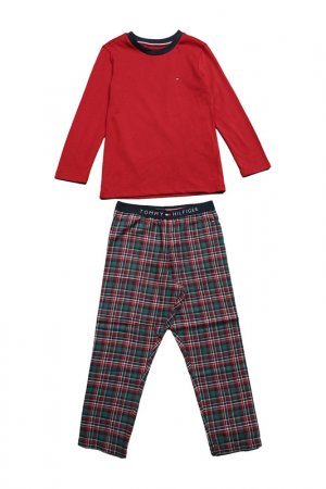 Пижама Tommy Hilfiger. Цвет: красный