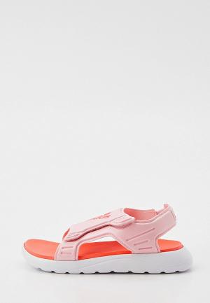Сандалии adidas. Цвет: розовый