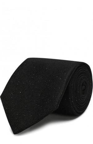Шелковый галстук Lanvin. Цвет: черный