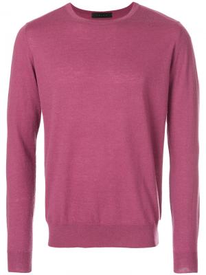 Вязаный свитер Falke. Цвет: розовый и фиолетовый