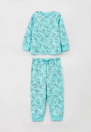 Пижама PlayToday. Цвет: голубой