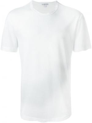 Классическая футболка James Perse. Цвет: белый