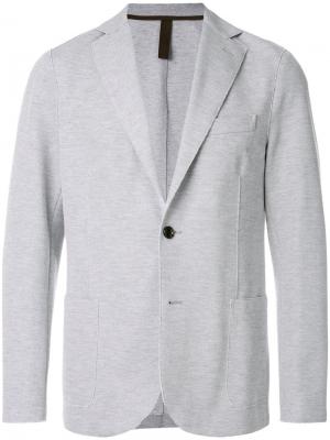 Classic blazer Eleventy. Цвет: серый
