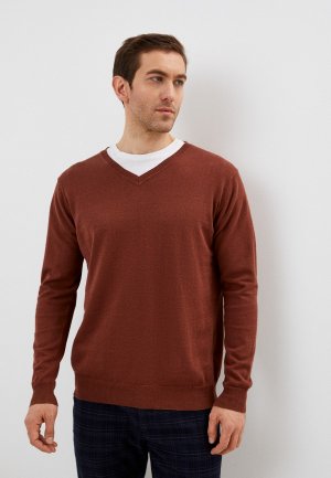 Пуловер W.sharvel. Цвет: коричневый