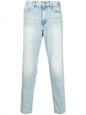 Зауженные укороченные джинсы Hysteric Glamour. Цвет: синий