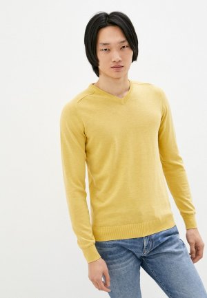 Пуловер La Squadra. Цвет: желтый