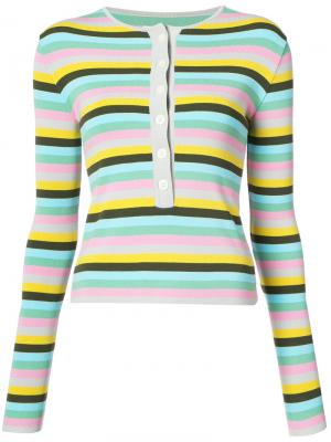 Полосатый свитер Natasha Zinko. Цвет: многоцветный