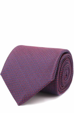Шелковый галстук с узором Churchs Church's. Цвет: красный