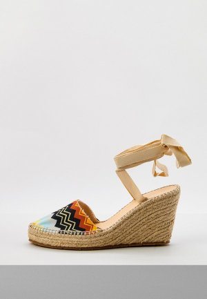Босоножки Missoni. Цвет: разноцветный