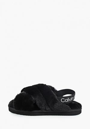 Тапочки Calvin Klein Jeans. Цвет: черный