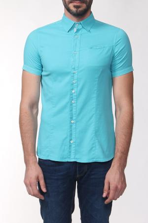 Рубашка Primo Emporio. Цвет: голубой