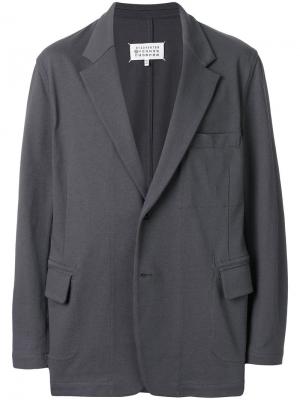 Пиджак свободного кроя Maison Margiela. Цвет: серый