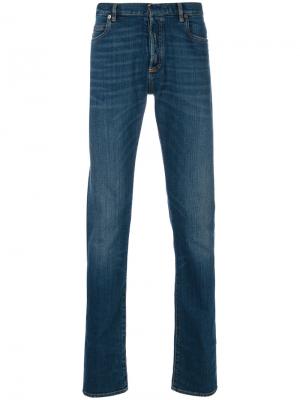 Узкие джинсы Maison Margiela. Цвет: синий