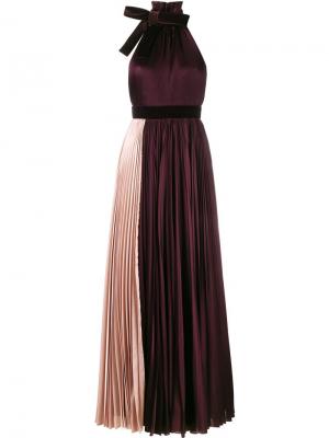 Вечернее платье Wykeham Roksanda. Цвет: розовый и фиолетовый